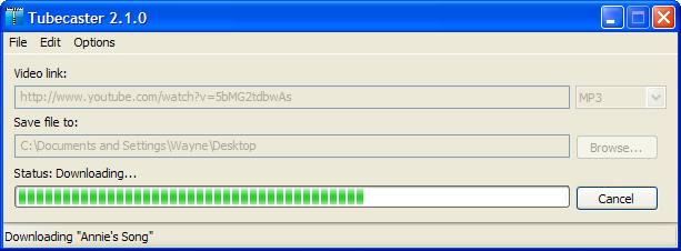Tubecaster 2.1.0 for Windows