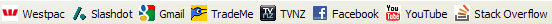 Bookmarks Toolbar before iconisation